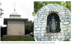 Ancient Hindu temple in Tapi demolished to build a Church