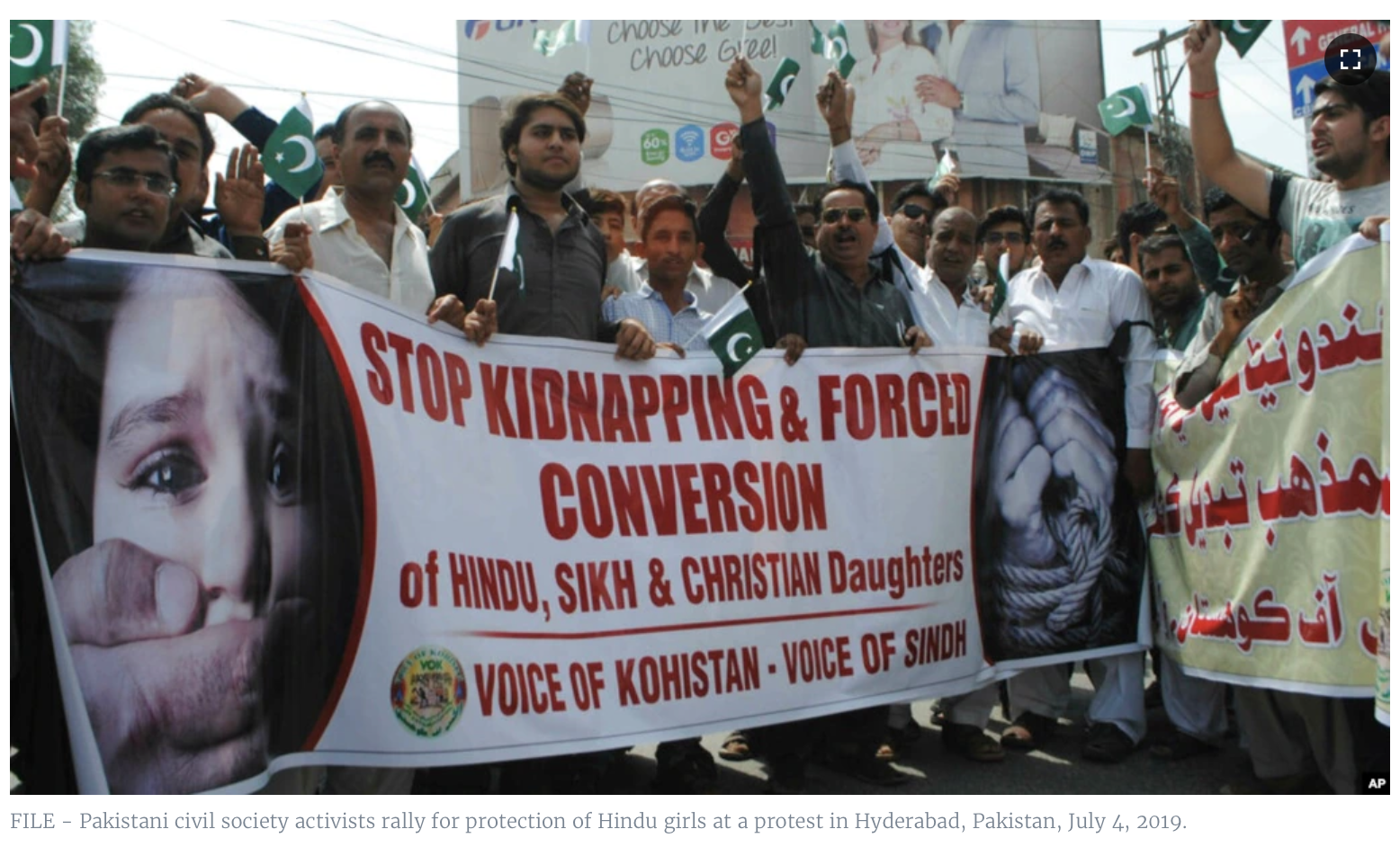 Forced conversions of kidnapped Hindu girls and subsequent marriages to Muslim men — in most cases to abductors — are routine in southern Sindh province, hosting about 90 percent of the minority community.