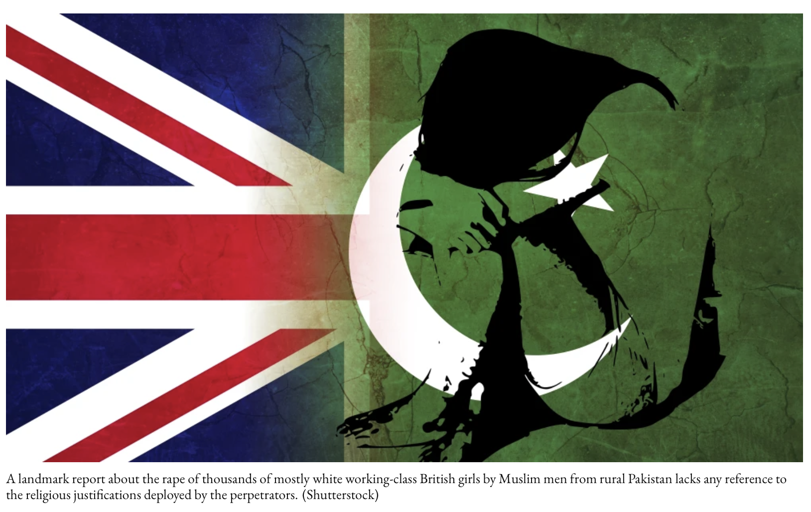 A landmark report into “grooming gangs” that sexually exploited mostly white, working-class British girls on an industrial scale has omitted any reference to the Islamist links or motivations of the overwhelmingly Muslim perpetrators